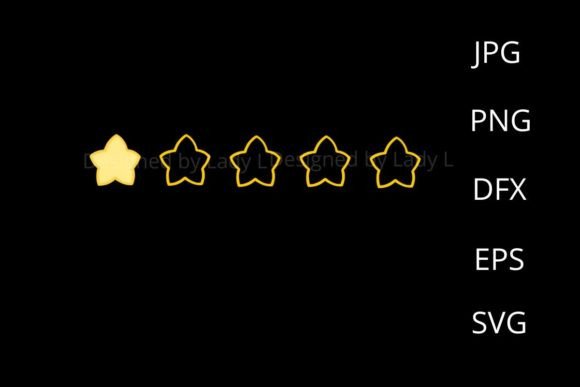 One out of Five 1/5 Star Review Graphic: A Design Asset with Attitude