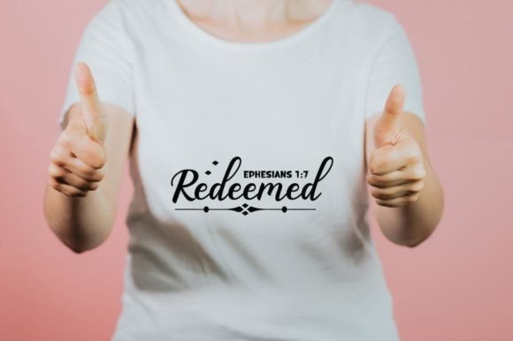 Redeemed Ephesians 1:7: A Graphic Design for Faith-Based Creatives