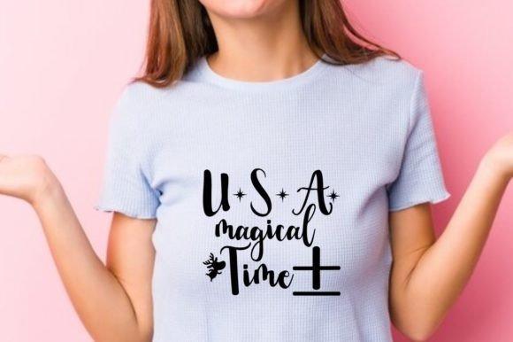 U S a Magical Time Graphic Design: Creative T-shirt Design Concepts