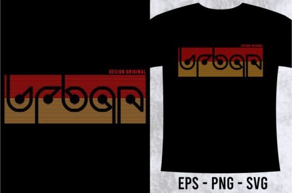 URBAN CITY T-shirt Design: Bold SVG Graphics for Modern Brands